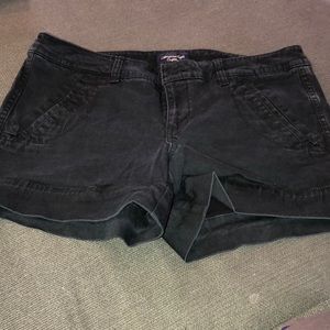 American eagle black shorts